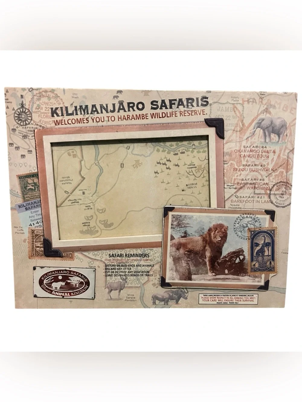 Walt Disney World Disney’s Animal Kingdom Kilimanjaro Safaris Harambe Frame